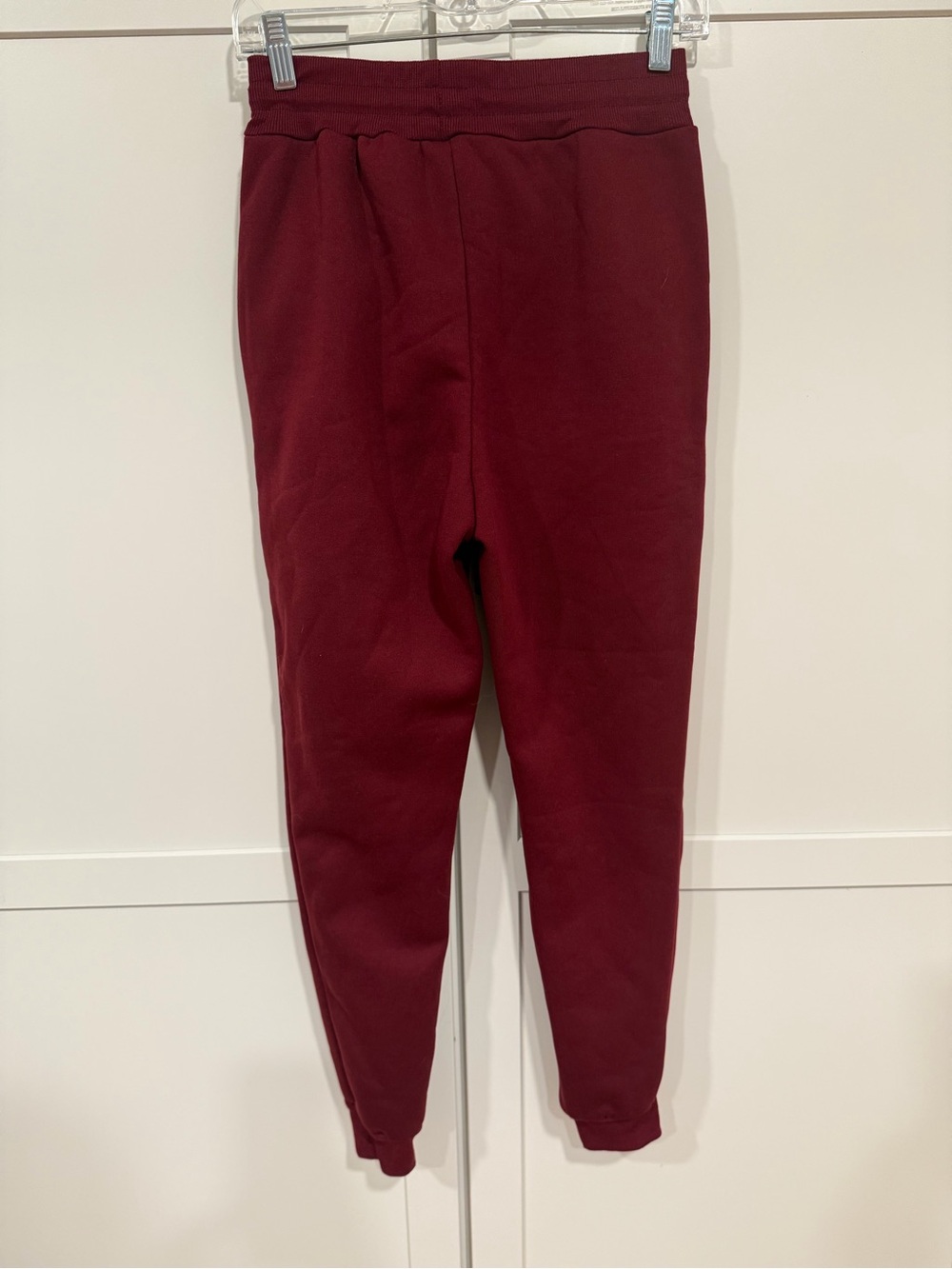 Kids/Teen Vlone Burgundy Jogger Sweatpants with Side Logo - Picture 2 of 8